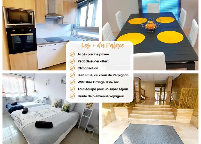 Apartament Sejour Avec Piscine - Petit-dejeuner A La Demande - 20 Minutes De L'espagne - Le Palace Climatise *